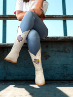 HBCU Boots x PVAMU Women's Cowgirl Boot