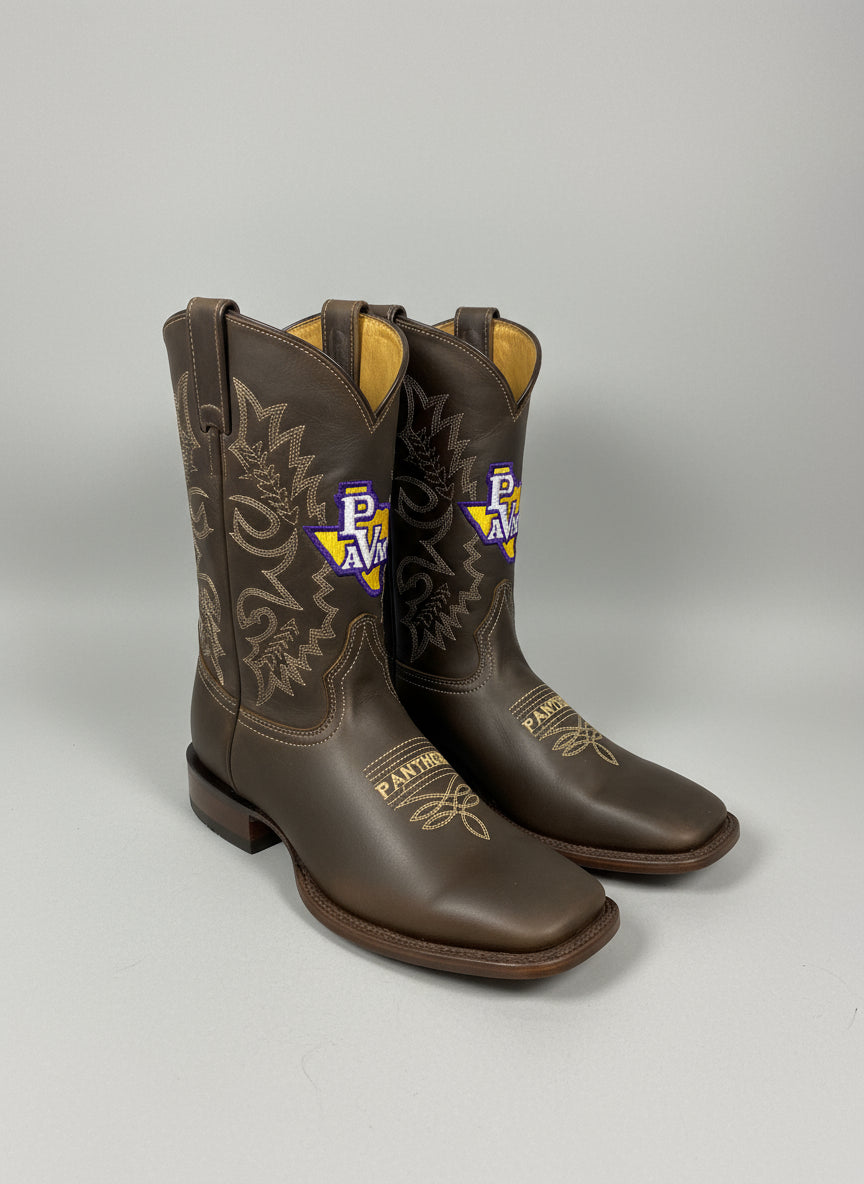 HBCU Boots x PVAMU Men's Cowboy Boot